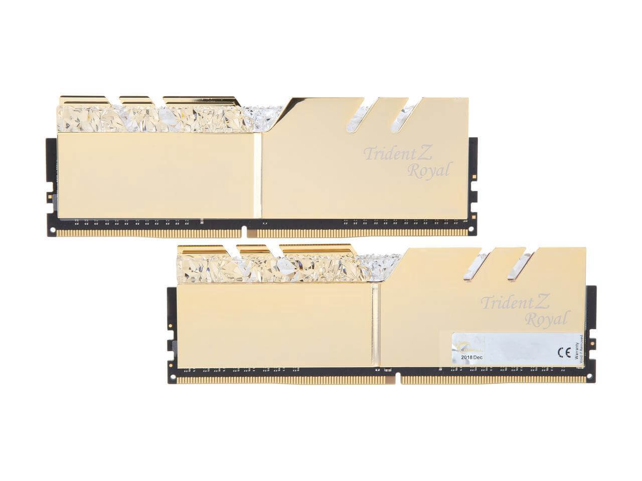 G.Skill Trident Z Royal 16GB (8GBx2) DDR4 3200MHz